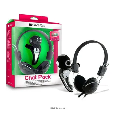 Multimedia Kit 1.3 Mega pixels webcam with headset, Retail CNR-CP7G1 fotó