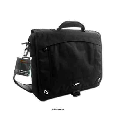 Laptop Case Messenger for up to 16" laptop, Polyester, Black CNR-NB13L1 fotó