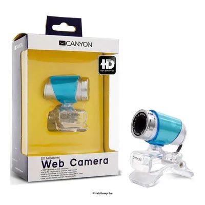 Web Camera 2Mpixel, 1 4", CMOS, USB 2.0 Silver Blue CNR-WCAM820HD fotó