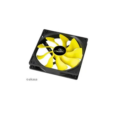 Ventilátor Viper PWM 140mm sárga fek COAK033 fotó