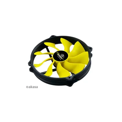 Ventilátor Viper R PWM 140mm sárga fek COAK038 fotó