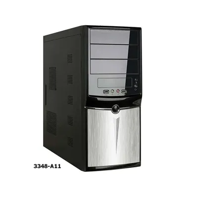 Q-3347-A11 450W 12 cm ezüst-fekete ATX ház 2 év CODEGEN46380 fotó