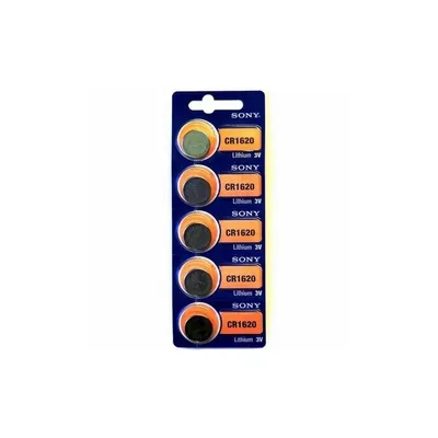 Elem CR-1620 SONY LÍTIUM 75mAH 3V 1db - Már nem forgalmazott termék CR1620BEA fotó