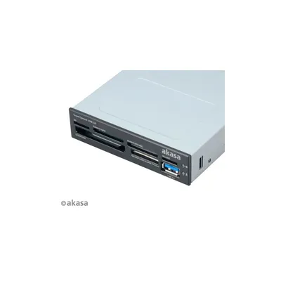 3,5" USB3kártyaolv 6slot+usb3 fek. CRAK032 fotó