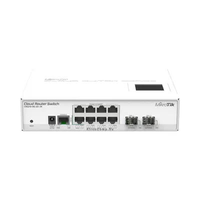 MikroTik CRS210-8G-2S+IN 8port GbE LAN 2x SFP+ 10Gb port Cloud Router Switch CRS210-8G-2S-IN fotó