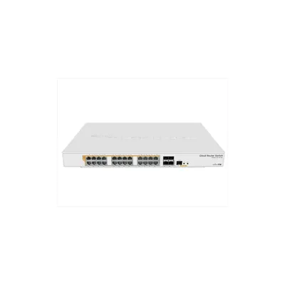 Router 24port MikroTik CRS328-24P-4S+RM 24port GbE LAN PoE 4xSFP+ port Rackmount Cloud Router Switch CRS328-24P-4S-RM fotó