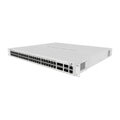 MikroTik CRS354-48P-4S+2Q+RM 48port GbE PoE LAN 4x10G SFP+ port CRS354-48P-4S-2Q-RM fotó