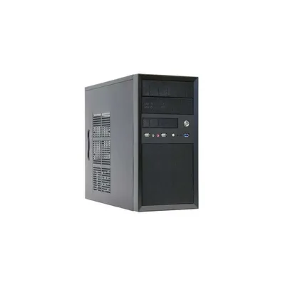 Számítógépház mini torony fekete Chieftec Mesh CT01B fotó