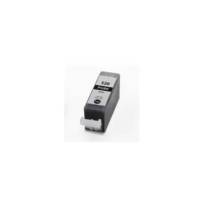 Canon PGI-520BK  Fekete utángyártott tintapatron Chipes  20ml C-00520BK fotó