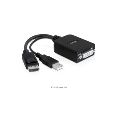 Adapter Displayport male > DVI-I 24+5 female active Delock