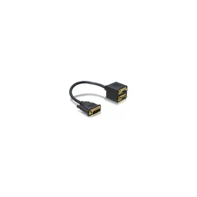 Adapter VGA male to 2x VGA female DELOCK-65060 fotó