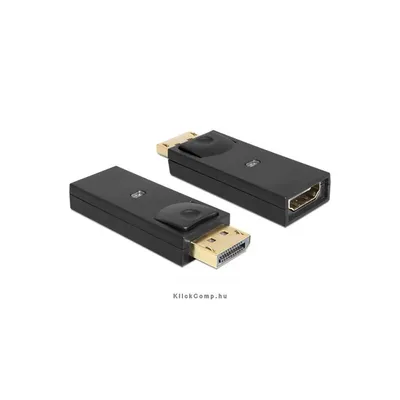 Adapter Displayport male > HDMI female Delock DELOCK-65258 fotó