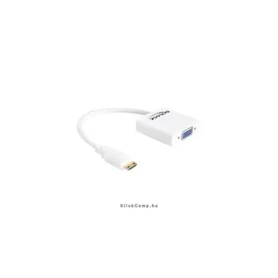 Adapter HDMI-mini C male > VGA female Delock DELOCK-65348 fotó