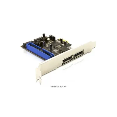 PCI Express controller card 2x SATA, 1x IDE Delock DELOCK-89143 fotó