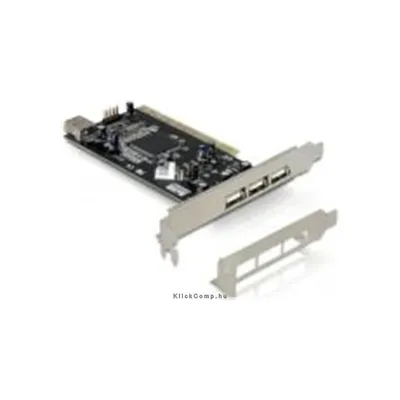 PCI card USB 2.0 3+1 Port Delock DELOCK-89197 fotó
