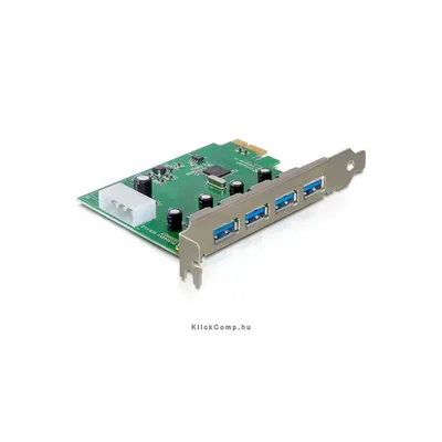 PCI Express kártya > 4 x USB 3.0 Delock DELOCK-89284 fotó