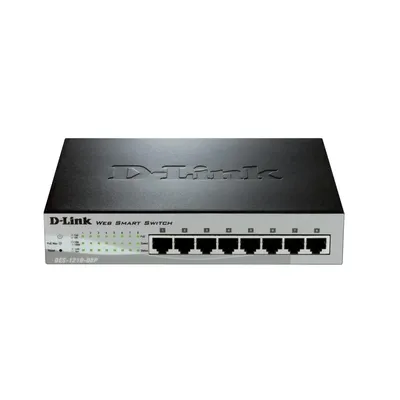 8 port Switch 10 100 Smart PoE Switch DES-1210-08P fotó