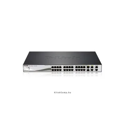 24 port Switch 10/100/1000 Base-T port with 4 x 1000Base-T /SFP ports DGS-1210-28 fotó