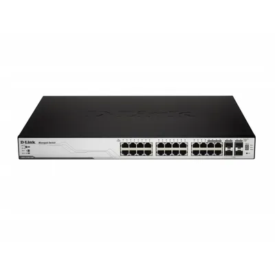 24-port 10 100 1000 Layer 2 Managed Gigabit Switch including 4-port Combo DGS-3100-24 fotó