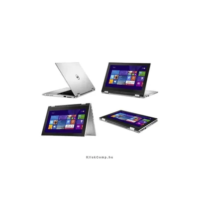 Netbook Dell Inspiron 3147 mini notebook 11.6&#34; N3540 Win10 ezüst mini laptop DLL_Q4_1_EW_212290 fotó