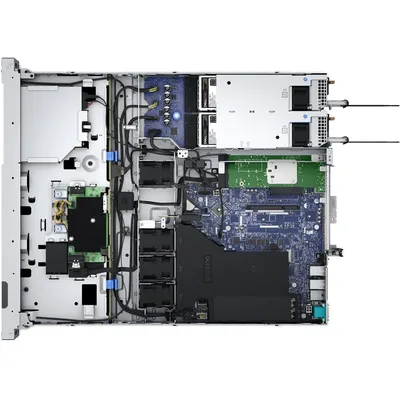 Dell PowerEdge R350 szerver 1xE-2336 1x16GB 1x600GB H755 rack DPER350-2 fotó