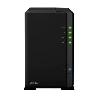 NAS 2 HDD hely Synology DS218PLAY Disk Station DS218Play fotó