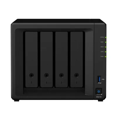 NAS 4 HDD hely Synology DS418 DiskStation DS418 fotó