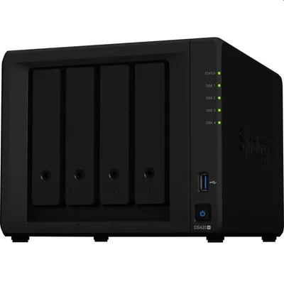 NAS 4 HDD hely Synology DiskStation DS420+ DS420-(2GB) fotó