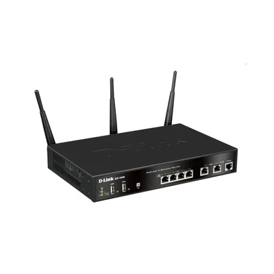 4 LAN + 2 WAN port wireless N Unified Service Router DSR-1000N fotó