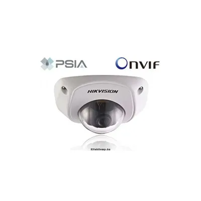 IP mini Dome kamera, kültéri, 1,3MP1280x960, 2,8mm, H264, D&N, PoE, IP66, vandálbiztos DS-2CD7164-E fotó