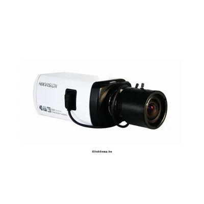 IP Box kamera, beltéri, 2MP1600x1200, H264, DC, DandNICR, audio, I O, SD, PoE DS-2CD853F-E fotó