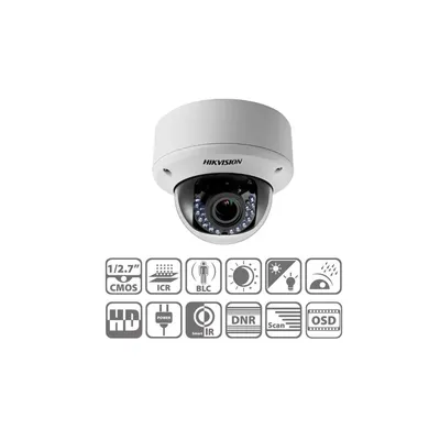 Dome HD-TVI kamera, kültéri, 1080P, 2,8-12mm, IR40m DS-2CE56D1T-AVPIR3 fotó