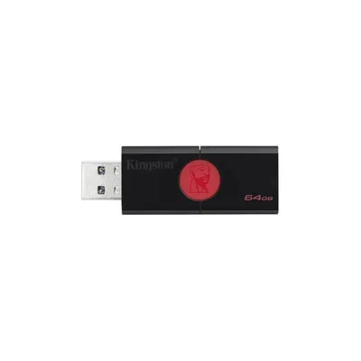 64GB PenDrive USB3.0 Fekete Kingston DT106/64GB Flash Drive DT106_64GB fotó