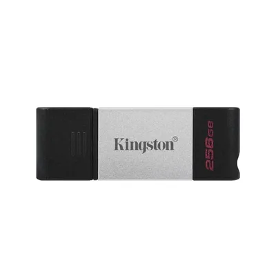 256GB Pendrive USB3.2 ezüst Kingston DataTraveler 80 DT80_256GB fotó