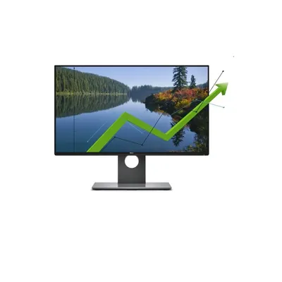 Monitor 24" FHD 1920x1080 HDMI DP mDP Dell U2417H InfinityEdge DU2417H fotó
