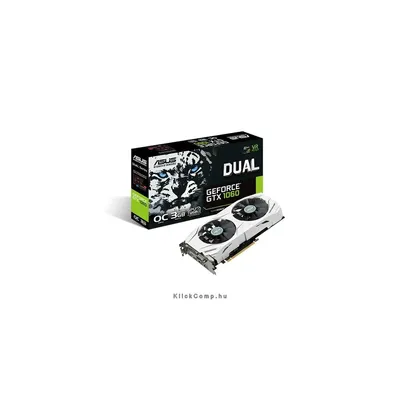 VGA GTX-1060-3GB PCI-Ex16x OC ASUS Videokártya DUAL-GTX1060-O3G fotó