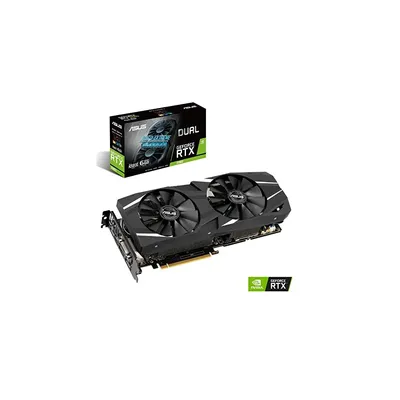 VGA DUAL-RTX2060-A6G 6GB DDR6 PCI-Ex16x Asus nVIDIA Videokártya DUAL-RTX2060-A6G fotó