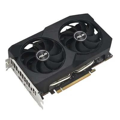 VGA RX7600 8GB GDDR6 128bit PCIe Asus AMD Radeon DUAL-RX7600-O8G-V2 fotó