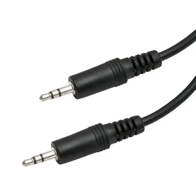 Jack sztereó hangkábel, 3,5 mm M – 3,5 mm M 3m fekete - Már nem forgalmazott termék Delight-20316 fotó