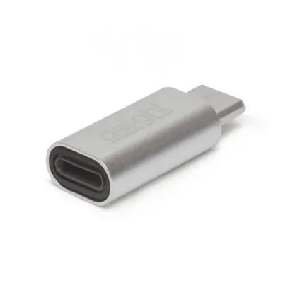 Adapter iPhone Lightning to USB Type-C ezüst Delig