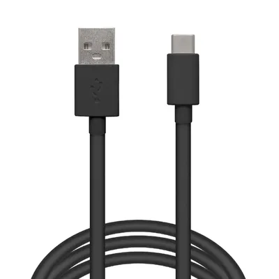 Kábel USB-C 2.0 to USB-A, apa/apa, 2m fekete Delight Delight-55550BK-2 fotó