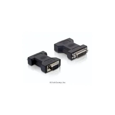 DVI 24+5pin anya > VGA 15pin apa adapter Delock-65017 fotó