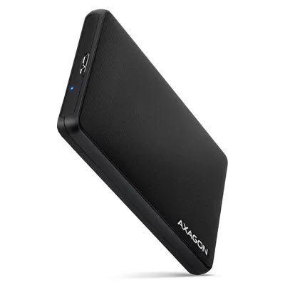 külső ház HDD-SSD 2.5&#34; USB3.2 csavar nélküli AXAGON fekete EE25-SL fotó