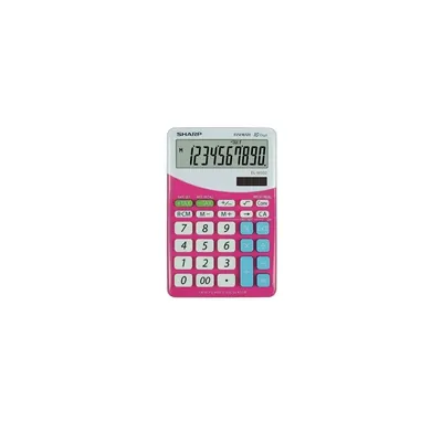 Számológép asztali 10 számjegy SHARP EL-M332 pink ELM332BPK fotó