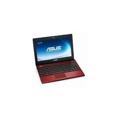 ASUS 1225B-RED021W AMD 12&#34;/E450/4GBDDR3/320GB No OS PIROS ASUS netbook mini notebook EPC1225BRED021W fotó