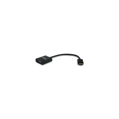 Átalakító HDMI-VGA apa anya Audio fekete EQUIP-11903607 fotó