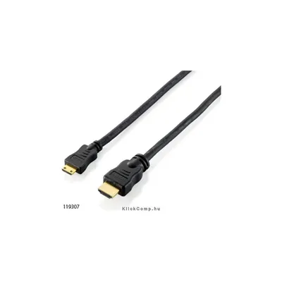 HDMI MiniHDMI kábel 1.4, apa/apa, 2m Delock EQUIP-119307 fotó