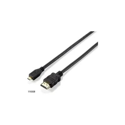 HDMI MicroHDMI kábel 1.4, apa apa, 2m Delock EQUIP-119308 fotó