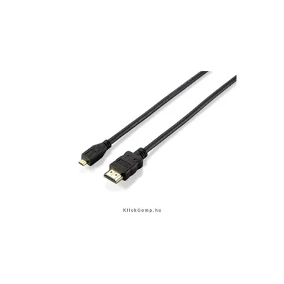 HDMI MicroHDMI kábel 1.4, apa apa, 1m Delock EQUIP-119309 fotó