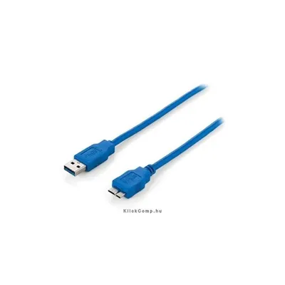 USB 3.0 A-microB 10pin kábel, apa apa, duplán árnyékolt, 1,8m Delock EQUIP-128297 fotó